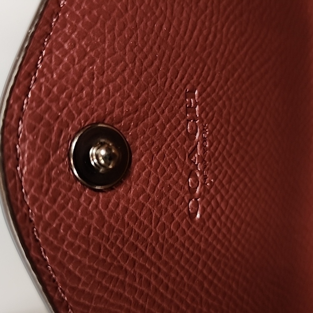 Coach Soft Wallet In Colorblock #12122 - Picture 9 of 10